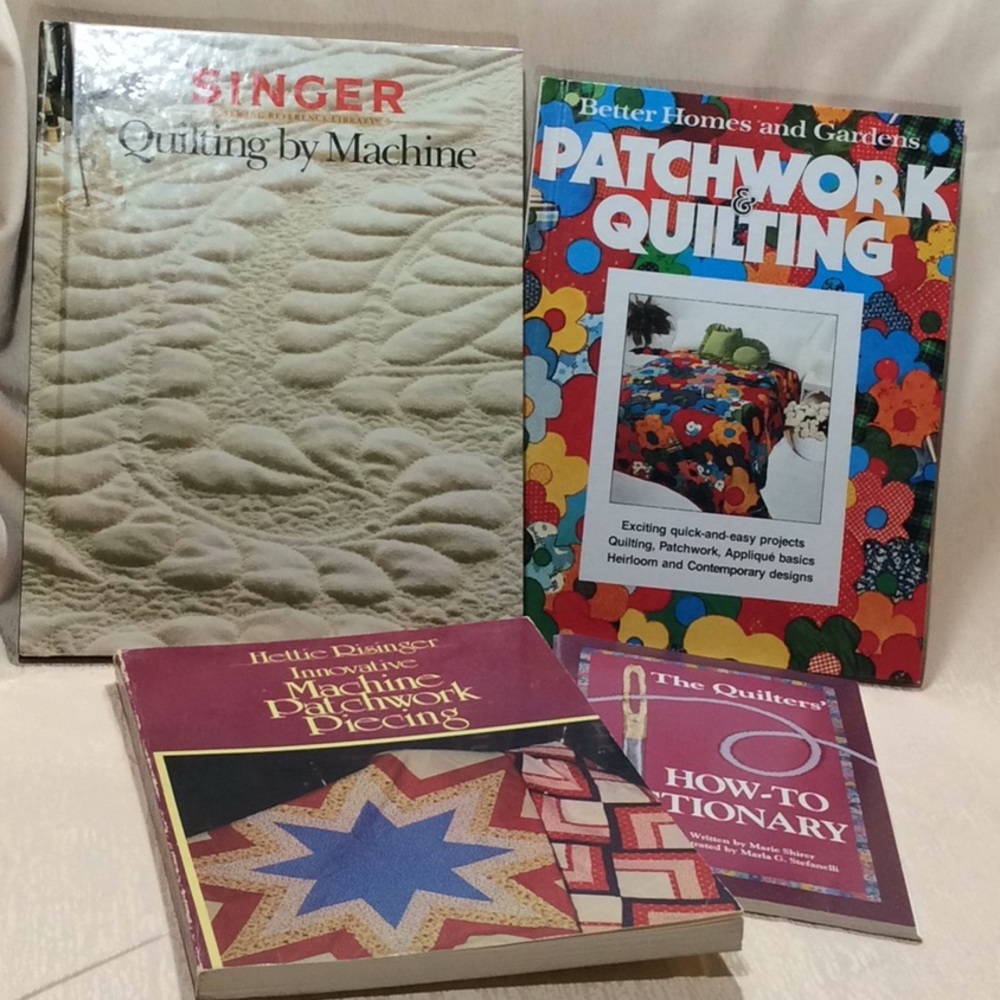 4 Vintage Quilting Books